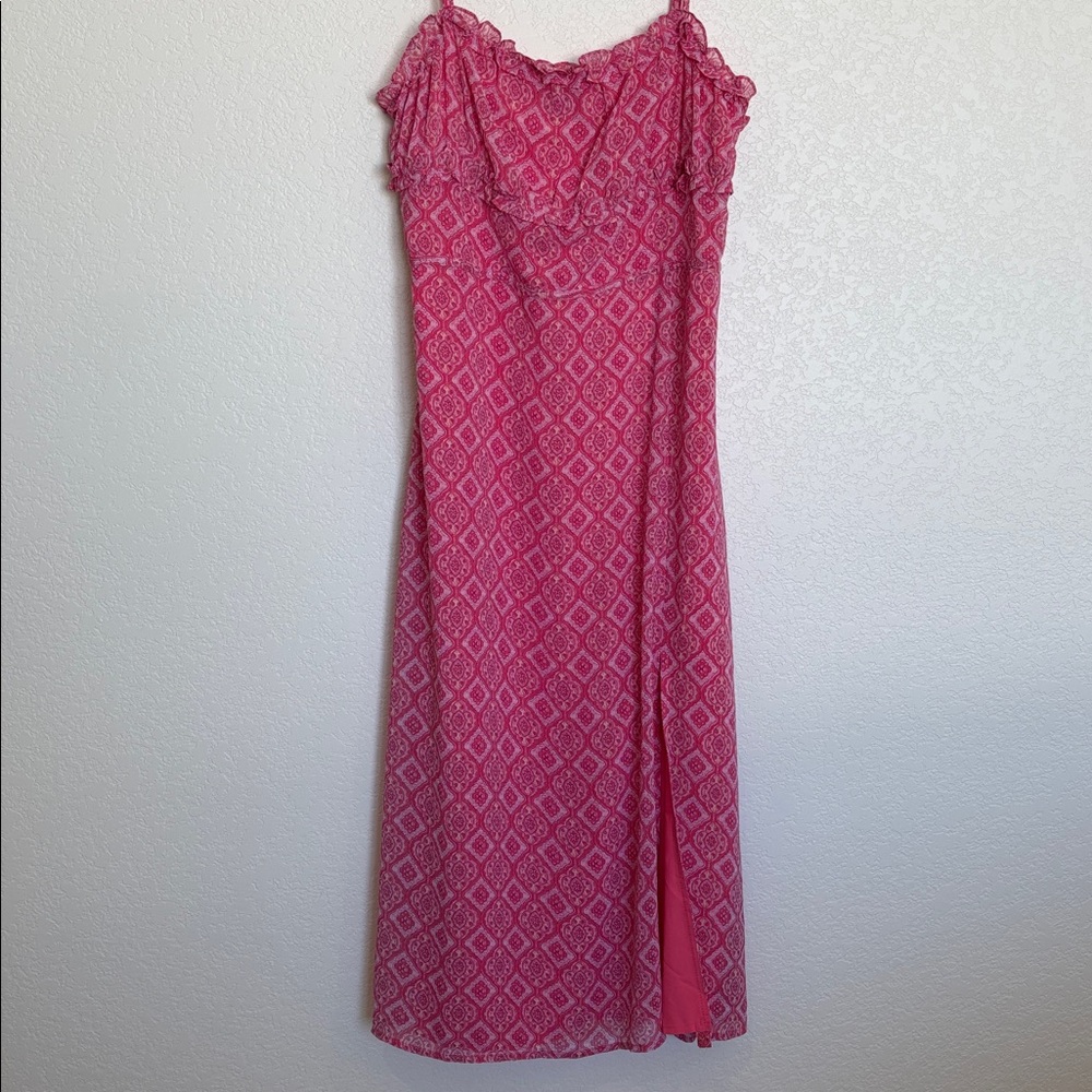 Vici Pink Patterned Dress